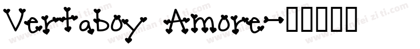 Vertaboy Amore字体转换